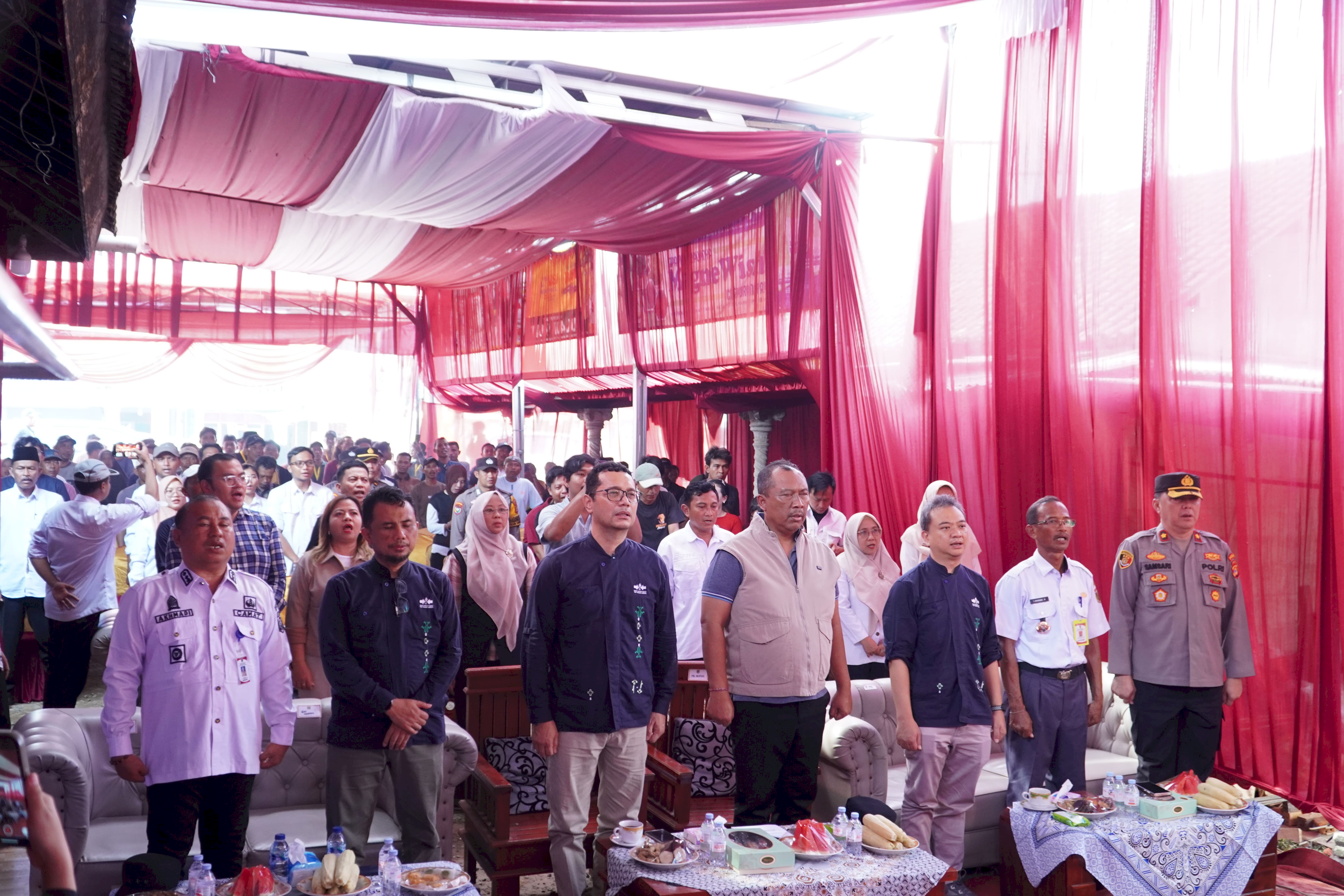 Peresmian tugu amara F1 lampung