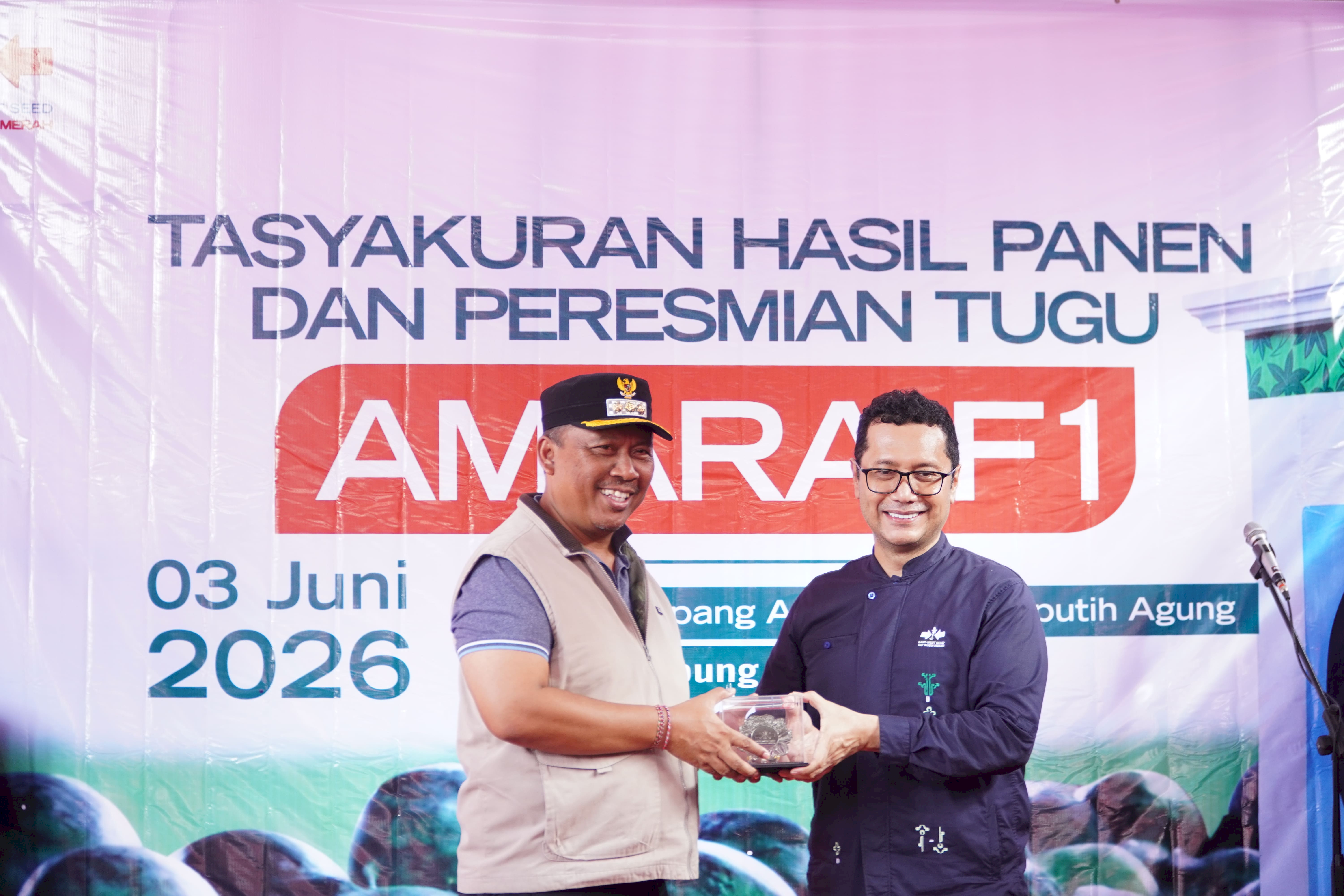 Peresmian tugu amara F1 lampung